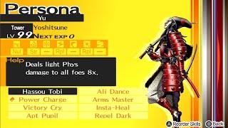 Yoshitsune The King of Persona - Persona 4 Golden Reaper Boss Fight