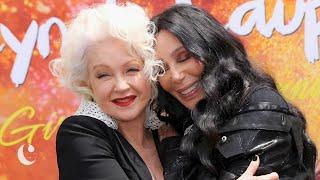 Cher honors friend Cyndi Lauper at her Hand and Footprint Ceremony at the TCL Chinese Theatre