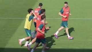 Portugal train ahead of Euro 2024 warm-ups｜Bernardo Silva｜Bruno Fernandes｜Diogo Jota｜João Félix｜Pepe