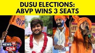 Delhi University Student Election Results | Akhil Bharatiya Vidyarthi Parishad Wins 3 Seats In DUSU