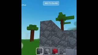 I built a house and it was demolished by a rocket in the game Block CRAFT 3D 