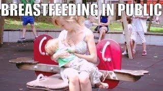 Breastfeeding at the playground