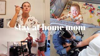 stay at home mom vlog | getting a tattoo, GRWM (new products), new treadmill & home life