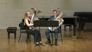 Zoe Cutler's "Duets with Benefits" (2021), performed by Carol Jantsch & Joseph Guimaraes