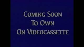 Coming soon to own on Videocassette - VHS