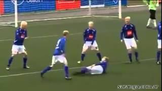 Epic Funny Football Goal Fisher Celebration Island Soccer Match