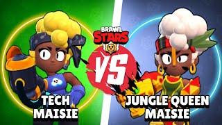 Tech Maisie Vs. Jungle Queen Maisie | Brawl Stars skin comparison