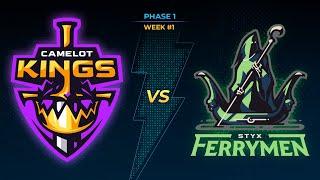 SMITE Pro League Season X: Phase 1 Week 1 Camelot Kings Vs Styx Ferrymen