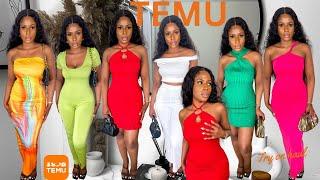 HUGE TEMU SUMMER TRY ON HAUL + Styling Outfits | Kahunde Doreen