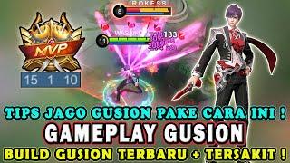 CARA MAIN GUSION TERBARUBUILD EMBLEM & ITEM GUSION TERSAKITTUTORIAL GAMEPLAY GUSION-MOBILE LEGENDS