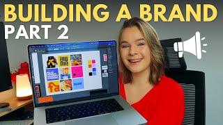 BUILDING A BRAND FROM SCRATCH PART 2 Graphic Design Freelance Studio Self Branding Moodboard Process