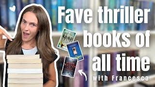 My top 10 thriller books OF ALL TIME  | booktube