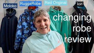 Red Original vs RuggaRobe vs Ion Water vs Moloko changing robe review