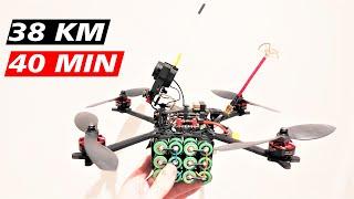 TEST Ultralight 7" Long Range FPV Drone  3p4s Li-Ion