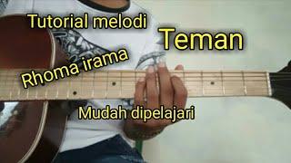 Tutorial melodi lagu Teman RHOMA IRAMA //Mudah dipahami