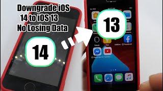 How to Downgrade iOS 14 to 13.7 No Losing Any Data