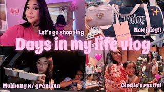 DAYS IN MY LIFE VLOG : going shopping, new juicy finds, decluttering purses, & Giselle’s recital