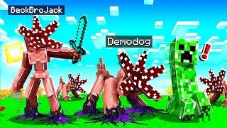 TRAINING MY DEMODOG ARMY IN MINECRAFT!