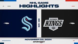 NHL Highlights | Kraken vs. Kings - November 23, 2024