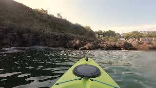 Kayaking Langland Bay, Swansea.