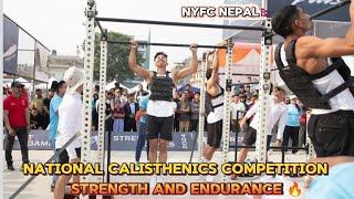 2024 NEPAL CALISTHENICS STRENGTH AND ENDURANCE COMPETITION  NATIONAL GAME️