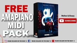 [FREE] Amapiano Midi Pack 2023 | Vol.1 | "Mellow & Sleazy" |  prod.by Delson