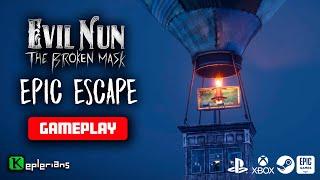 EPIC BALLOON ESCAPE Full GAMEPLAY  EVIL NUN: THE BROKEN MASK  PC / XBOX / PLAYSTATION / SWITCH