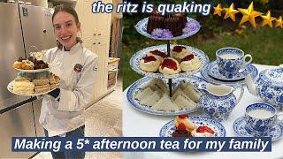 I made a 5* afternoon tea for my family