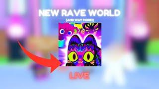 (LIVE) RAVE WORLD *UPDATE* in PET SIMULATOR 99!! (Roblox)