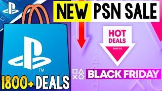 Massive NEW PSN SALE LIVE NOW! PSN Black Friday HOT DEALS Sale 1800+ NEW PlayStation Store Deals