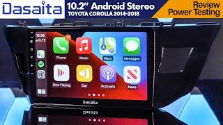 Dasaita 10.2" Android Stereo - Wireless Apple Carplay, Android Auto & WiFi - Toyota Corolla