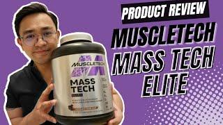 MuscleTech MassTech Elite Product Review | Tagalog | #MassGainer #WeightGainer