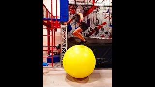 Ninja Parkour Trampoline Globe Jump|| #shorts #shortvideo #reels