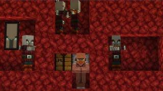 Minecraft Manhunt but 1 Villager vs 4 Hunters FINALE REMATCH