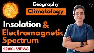 Solar Radiation & Insolation | Electromagnetic Spectrum | Climatology | Geography by Ma'am Richa