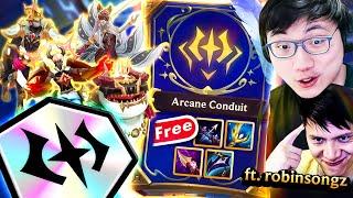 Arcane Conduit Buffs And Donates Free Items To My Arcanas (ft. robinsongz)