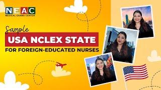 Sample USA NCLEX State for foreign educated Nurses