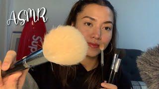 ASMR - Brushing your face to sleep (Malaysia)