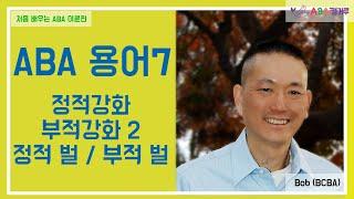 정적강화와 부적강화2 / 정적벌과 부적벌(Positive punishment & negative punishment) ｜ ABA 교육 ㅣ 처음 배우는 ABA 이론편