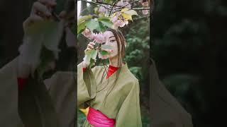 "Chinese girl relaxing with nature. best Video#short | Nature#shorts #short