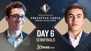 Freestyle Chess Grand Slam Weissenhaus: Magnus vs. Vincent & Fabiano vs. Sindarov! Semifinal Games 2