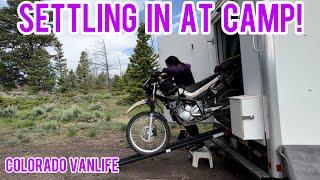 A couple (overdue) boring days at camp! | Cooking, Walking, Living