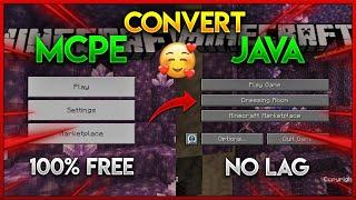 Convert Minecraft Pocket Edition Into Java Edition | Java Ui For MCPE