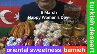 ASMR / MUKBANG | Oriental sweetness | Bamieh | 8 March! 