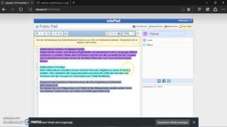 Edupad benützen