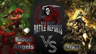 Blood Angels vs Orks: Warhammer 40k Battle Report 6-2-24 Leviathan Mission