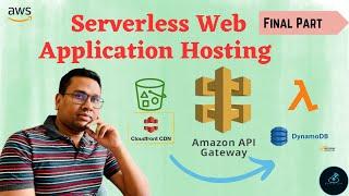 Serverless Web Application CloudFront, S3, API Gateway, Lambda & DynamoDB | CORS concept API Gateway