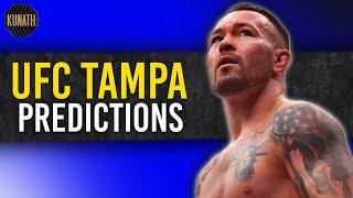 UFC TAMPA PREDICTIONS | UFC TAMPA FULL CARD BREAKDOWN