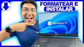  Cómo FORMATEAR tu PC e INSTALAR Windows 11 desde USB | 2024