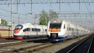 Самые быстрые/The fastest trains of Russia (РЖД)